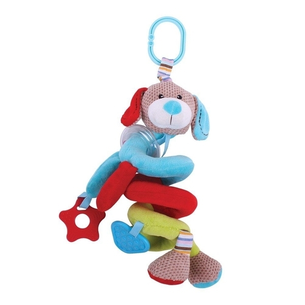 

Развивающая игрушка-спираль Bigjigs Toys Собачка, голубой (BB516