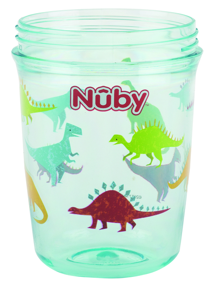 Поїльник Nuby, з трубочкою-непроливайкою, 240 мл, бірюзовий (NV0414017aqua) - Pampik - 2