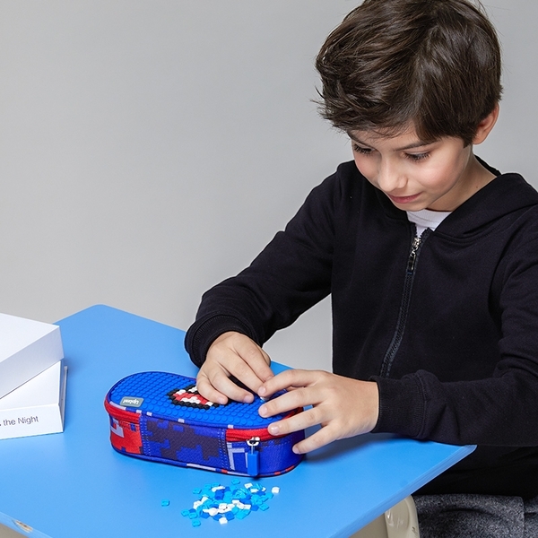 Пенал Upixel Super class Lattice, синій (WY-B012O) - Pampik - 4