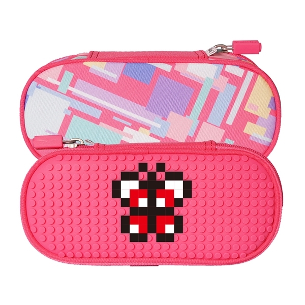 Пенал Upixel Super class Lattice, рожевий (WY-B012С) - Pampik