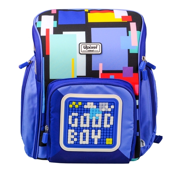 Рюкзак Upixel Funny Square School, синій (WY-U18-007M) - Pampik - 2