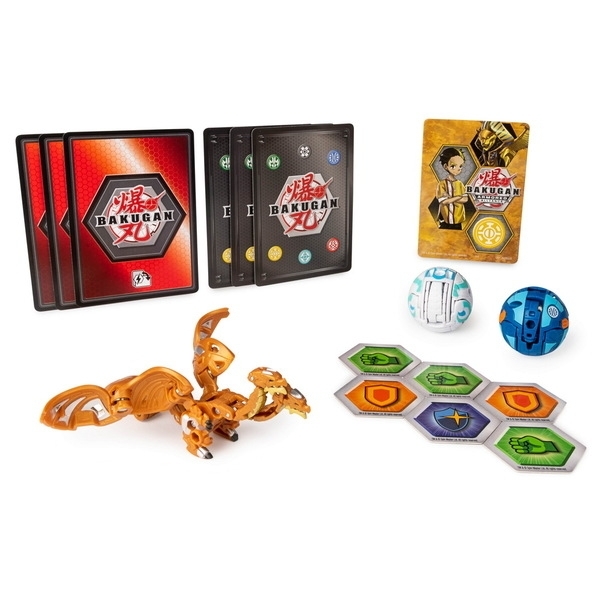 

Игровой стартовый набор из трех бакуганов Bakugan Armored Alliance Ниллиус Аурелус (SM64424-20