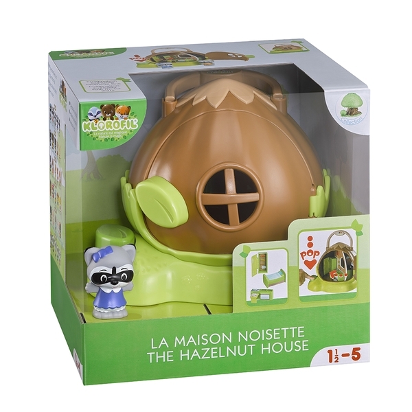 Ігровий набір Klorofil Будинок в горішку, з 1 персонажем (700205F) - Pampik - 7