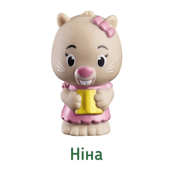 Ігровий набір Klorofil Сім'я бобрів (700303F) - Pampik - 3