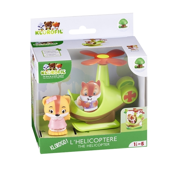 Игровой набор Klorofil Вертолет, с персонажем (700206F) - Pampik - 5