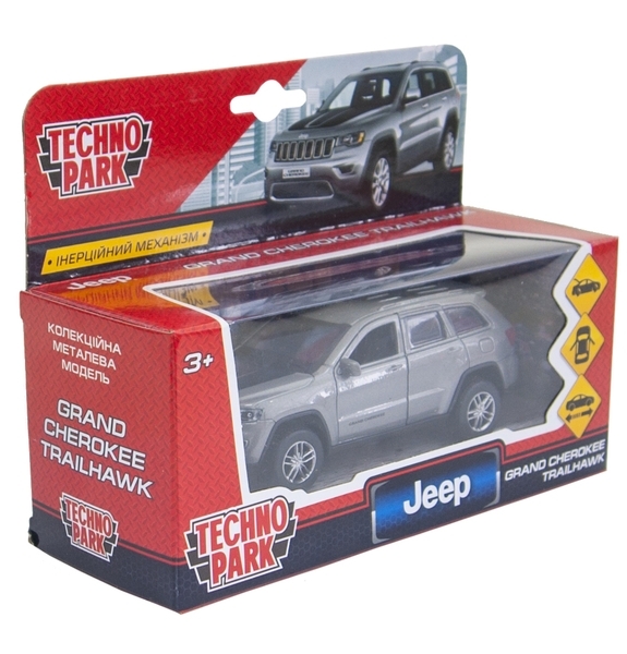 Автомодель Technopark Jeep Grand Cherokee (CHEROKEE-12-GY(FOB)) - Pampik - 13