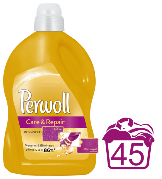 

Гель для ежедневной стирки Perwoll Care & Repair, 2,7 л, -50%