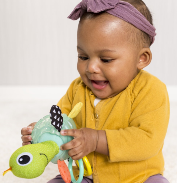 Іграшка-підвіска Infantino Черепаха, зелений (216478I) - Pampik - 2