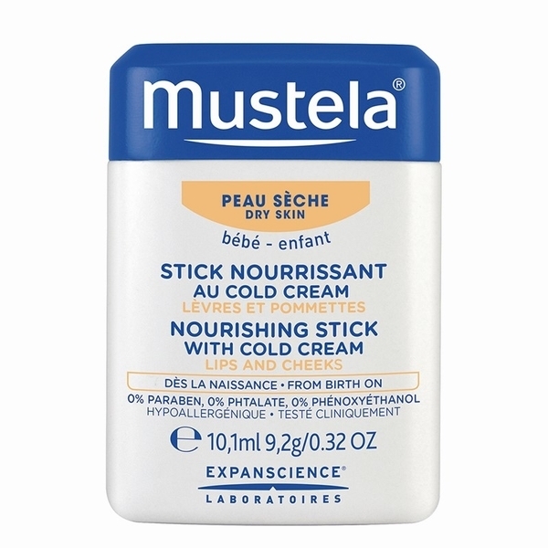 

Питательный стик с колд-кремом Mustela Hydra Stick Cold Cream,10 мл