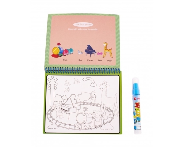 Книжечка-розмальовка водна Вaby Team Машинка (9030_машинка) - Pampik - 4