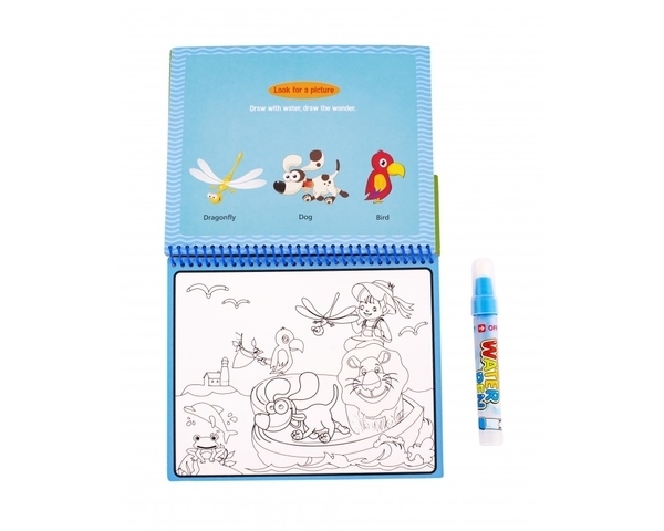 Книжечка-розмальовка водна Вaby Team Зоопарк (9030_зоопарк) - Pampik - 5