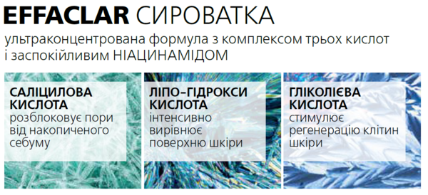 Ультраконцентрированная сыворотка La Roche-Posay Effaclar, с эффектом пилинга и комплексом трех кислот, для жирной проблемной кожи, 30 мл - Pampik - 4