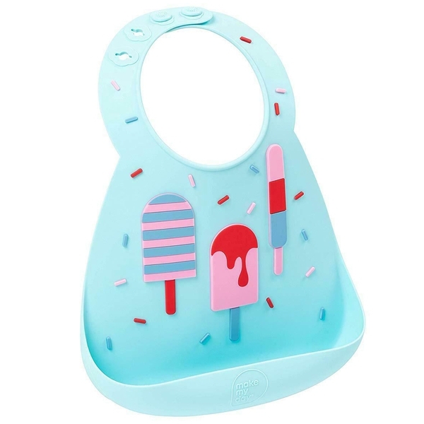 

Силиконовый нагрудник Make My Day Baby Bib meltdown, бирюзовый (BB127