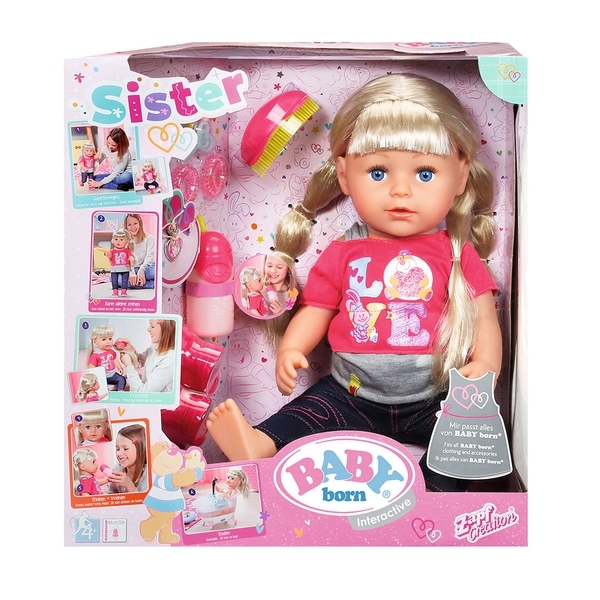 Лялька Zapf Baby Born Старша сестричка, з аксесуарами, 43 см (820704) - Pampik - 14