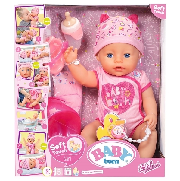 Лялька Zapf Baby Born Ніжні обійми Чарівне малятко, з аксесуарами, 43 см (824368) - Pampik - 8