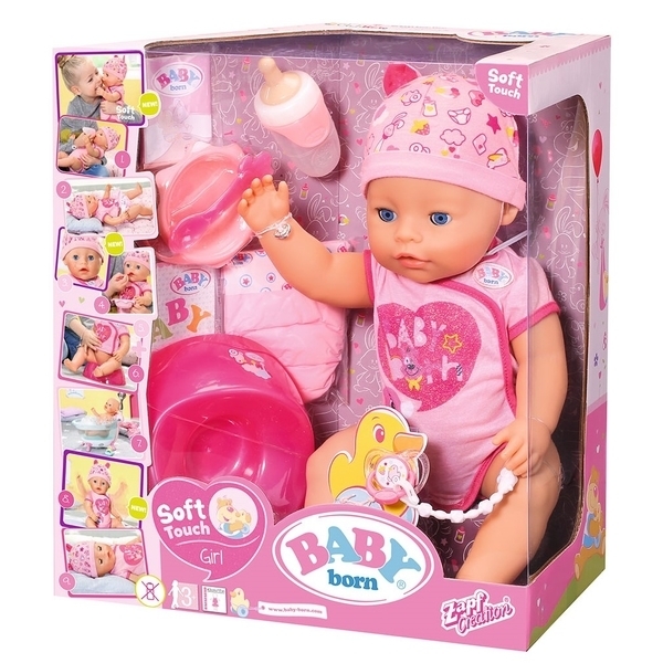 Лялька Zapf Baby Born Ніжні обійми Чарівне малятко, з аксесуарами, 43 см (824368) - Pampik - 9