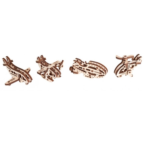 3D пазл Ukrainian Gears Фіджет Літальні апарати (70034) - Pampik - 2