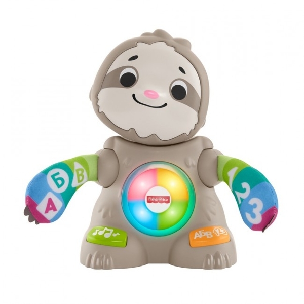 

Интерактивная игрушка Fisher-Price Танцующий Ленивец серии Linkimals, русский (GHY96