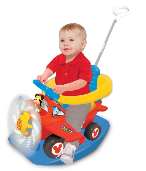 Чудомобиль Kiddieland Микки Маус 3 в 1, красный (53587) - Pampik - 9