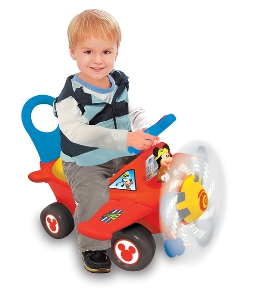 Чудомобиль Kiddieland Микки Маус 3 в 1, красный (53587) - Pampik - 6