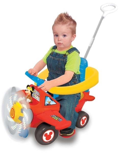 Чудомобиль Kiddieland Микки Маус 3 в 1, красный (53587) - Pampik - 8