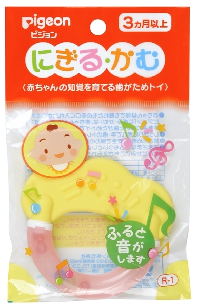 Прорізувач-брязкальце Pigeon, рівень 1 (13190) - Pampik - 2