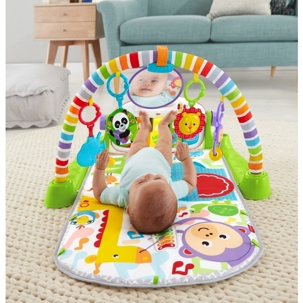 Коврик - игровой центр Fisher-Price с технологией Smart Stages "Нажимай и играй", английский (FWT18) - Pampik - 5