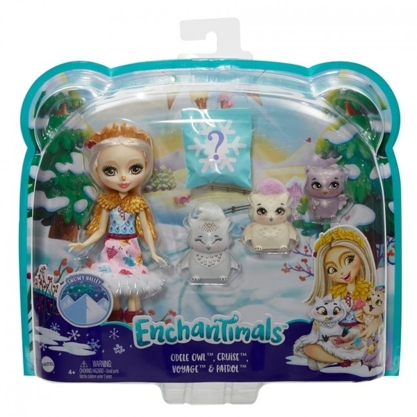 Набір ляльок Enchantimals Сім'я білої сови Одель (GJX46) - Pampik - 9