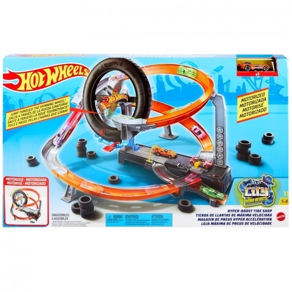 Ігровий набір Hot Wheels Гонки в шиномонтажній (GJL16) - Pampik - 9