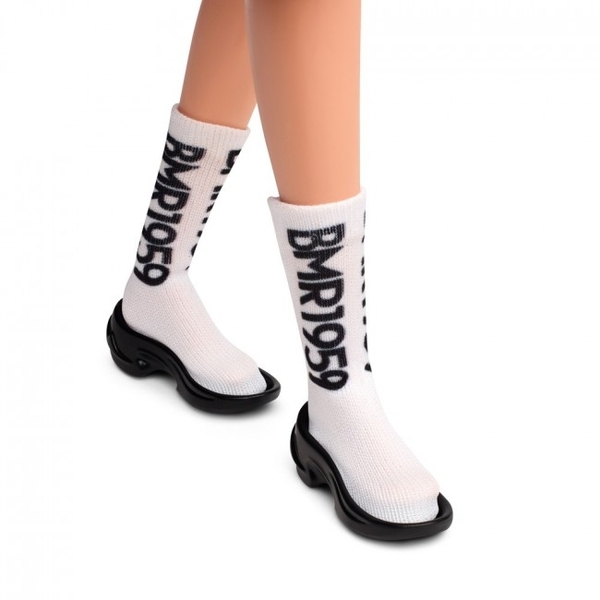 Коллекционная кукла Barbie "BMR 1959" Кучерявая блондинка (GHT92) - Pampik - 6