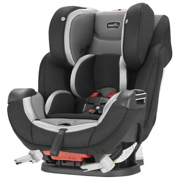 

Автокресло Evenflo Symphony DLX - Apex (0+/1/2/3), черный с серым, Серый