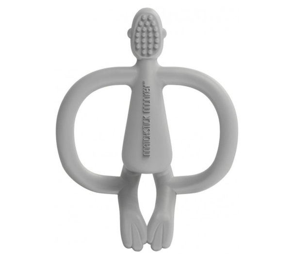 Іграшка-прорізувач Matchstick Monkey Мавпочка, сірий (MM-ONT-015) - Pampik - 2