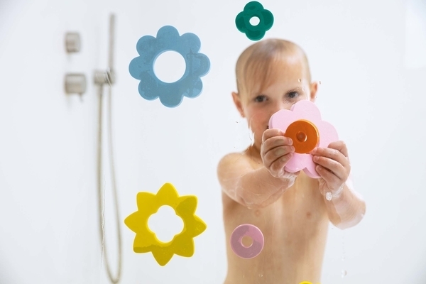 Іграшка для ванної Quut Пазл-головоломка Квіточка (171713) - Pampik - 8