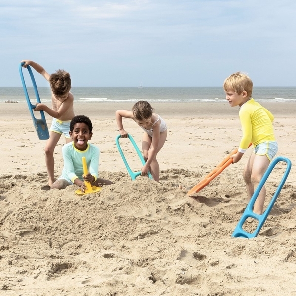 Лопатка Quut Scoppi, с ситом для песка и снега, синий (170808) - Pampik - 3