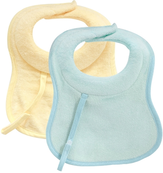 Слинявчик Chicco Milky, 2 шт., блакитний з жовтим (16300.20) - Pampik - 3