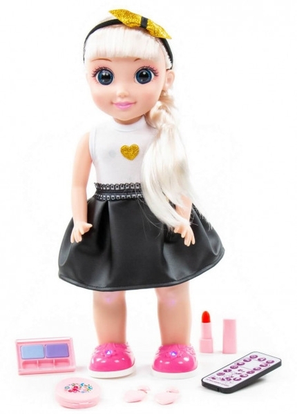 Інтерактивна лялька Polesie Христина в салоні краси, з аксесуарами, 37 см (79336) - Pampik