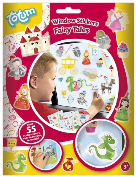 Набір наклейок на вікна Totum Казки (025523) - Pampik