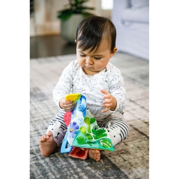 Книжка-гризун Baby Einstein Teather Book (11794) - Pampik - 7