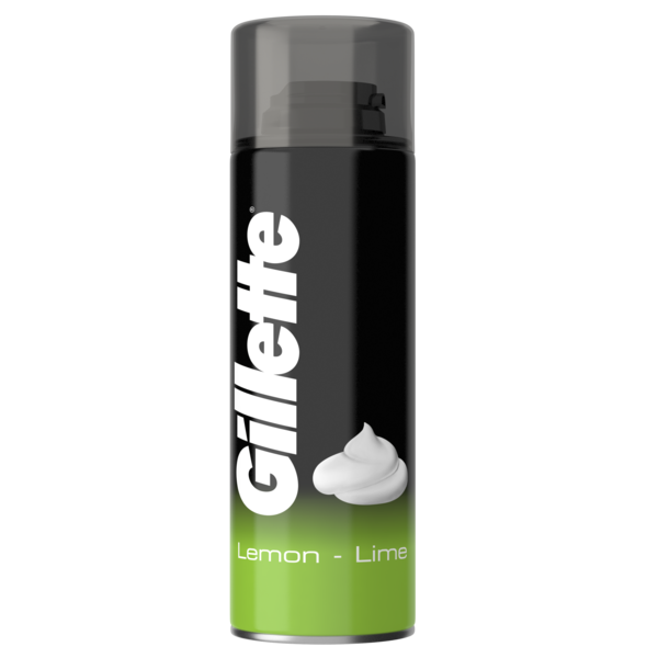 

Пена для бритья Gillette Lemon Lime, с ароматом лимона и лайма, 200 мл