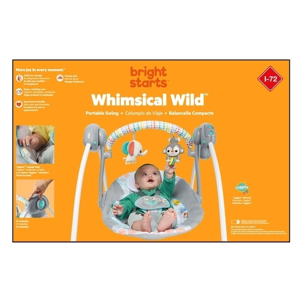 Крісло-гойдалка Bright Starts Whimsical Wild (11803) - Pampik - 9