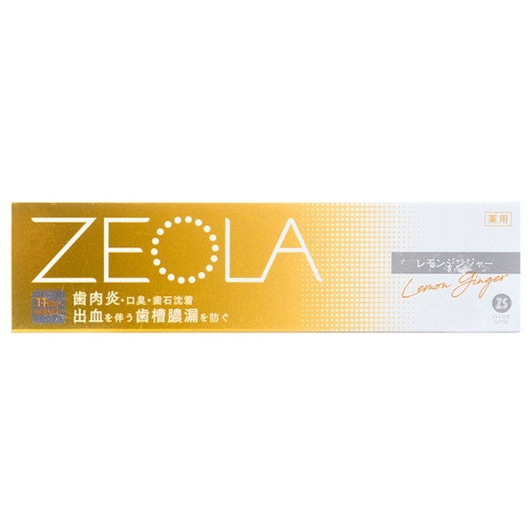 Зубная паста Zettoc ZEOLA Lemon ginger с лимоном и имбирем, 60 г - Pampik