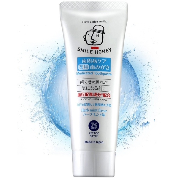 Зубная паста от опухлости десен Zettoc Smile Honey BL, 120 г - Pampik - 2