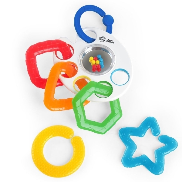 Погремушка-грызунок Baby Einstein Shake, Rattle & Soothe (12355) - Pampik - 2