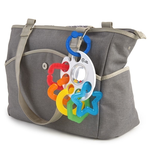 Погремушка-грызунок Baby Einstein Shake, Rattle & Soothe (12355) - Pampik - 4