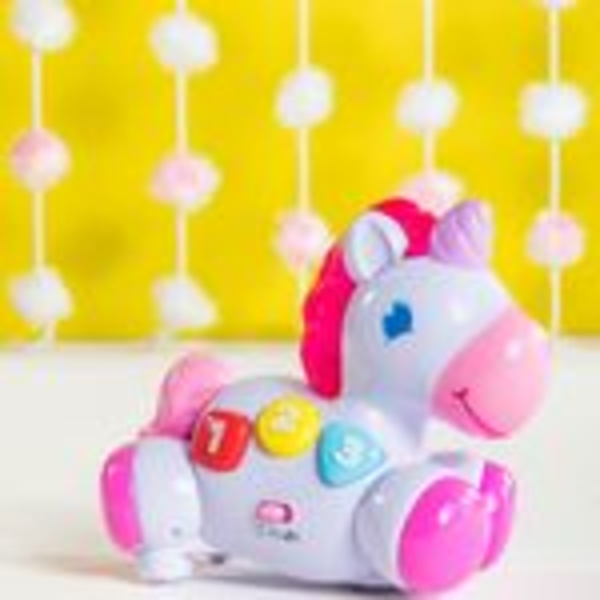 Іграшка музична Bright Starts Rock & Glow Unicorn (10307) - Pampik - 3
