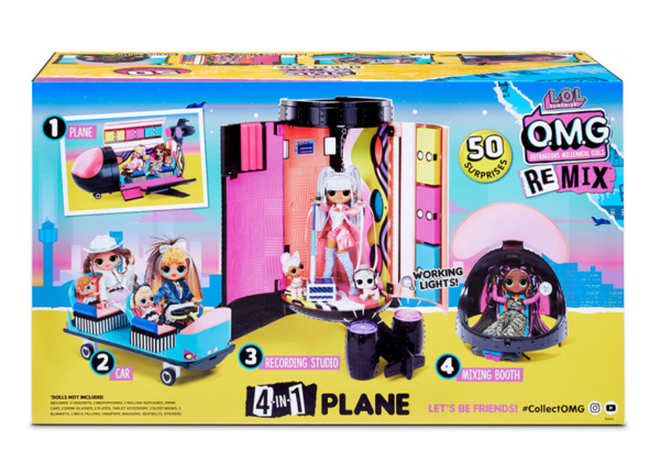 Ігровий набір з лялькою L.O.L. Surprise Remix Літак (571339) - Pampik - 7