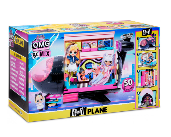 Ігровий набір з лялькою L.O.L. Surprise Remix Літак (571339) - Pampik - 8