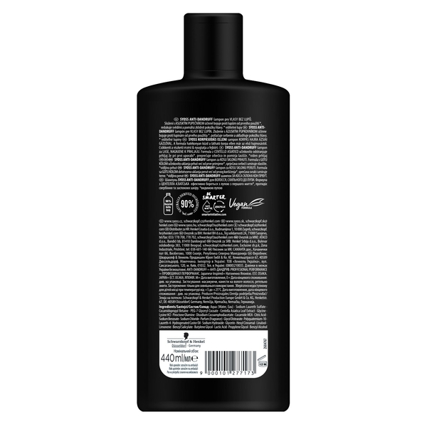 Шампунь Syoss Anti-Dandruff з Центеллою Азіатською для волосся схильного до лупи, 440 мл - Pampik - 2