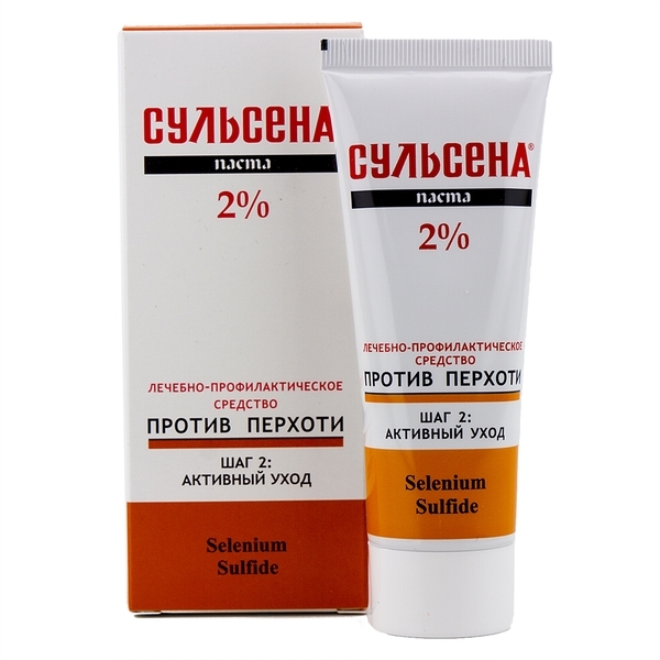 Паста Сульсена лечебно-профилактическая против перхоти 2%, 75 мл - Pampik