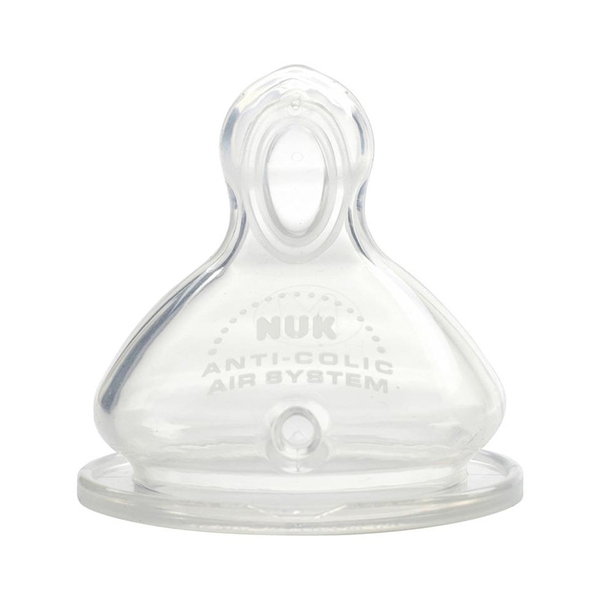 Ортодонтическая соска для бутылочки Nuk First Choice Plus, силиконовая, р.1 (3952752) - Pampik